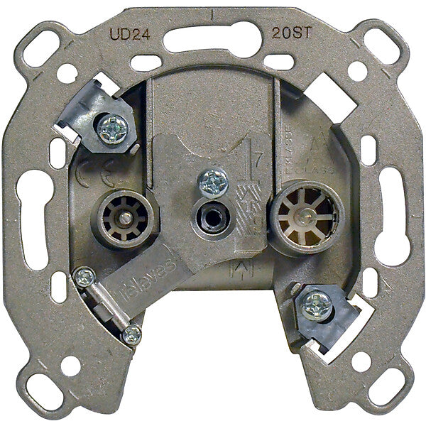 Televes Durchgangsdose 2f. 5-2400MHz UD 2420 ST